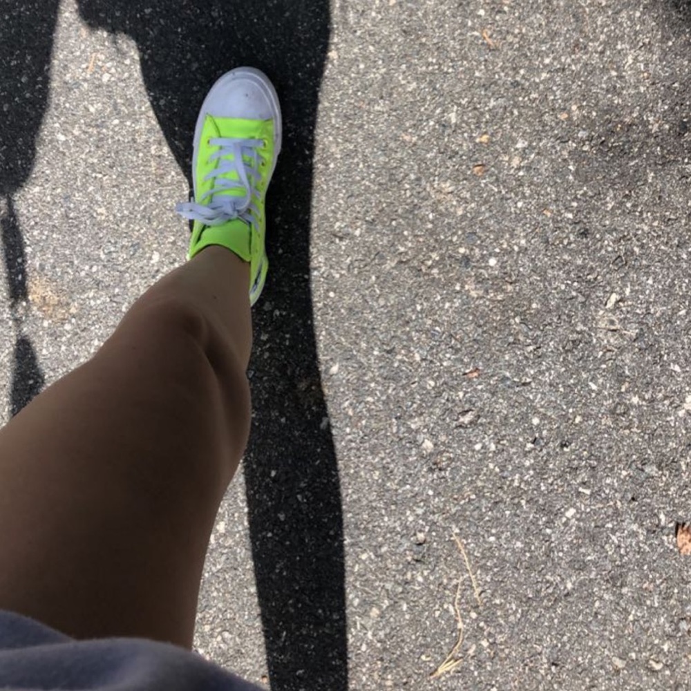 neon hi top converse